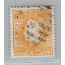 PORTUGAL 1870 Yv 36A DENTADO 12 1/2 ESTAMPILLA DE MUY BUENA CALIDAD 35 EUROS